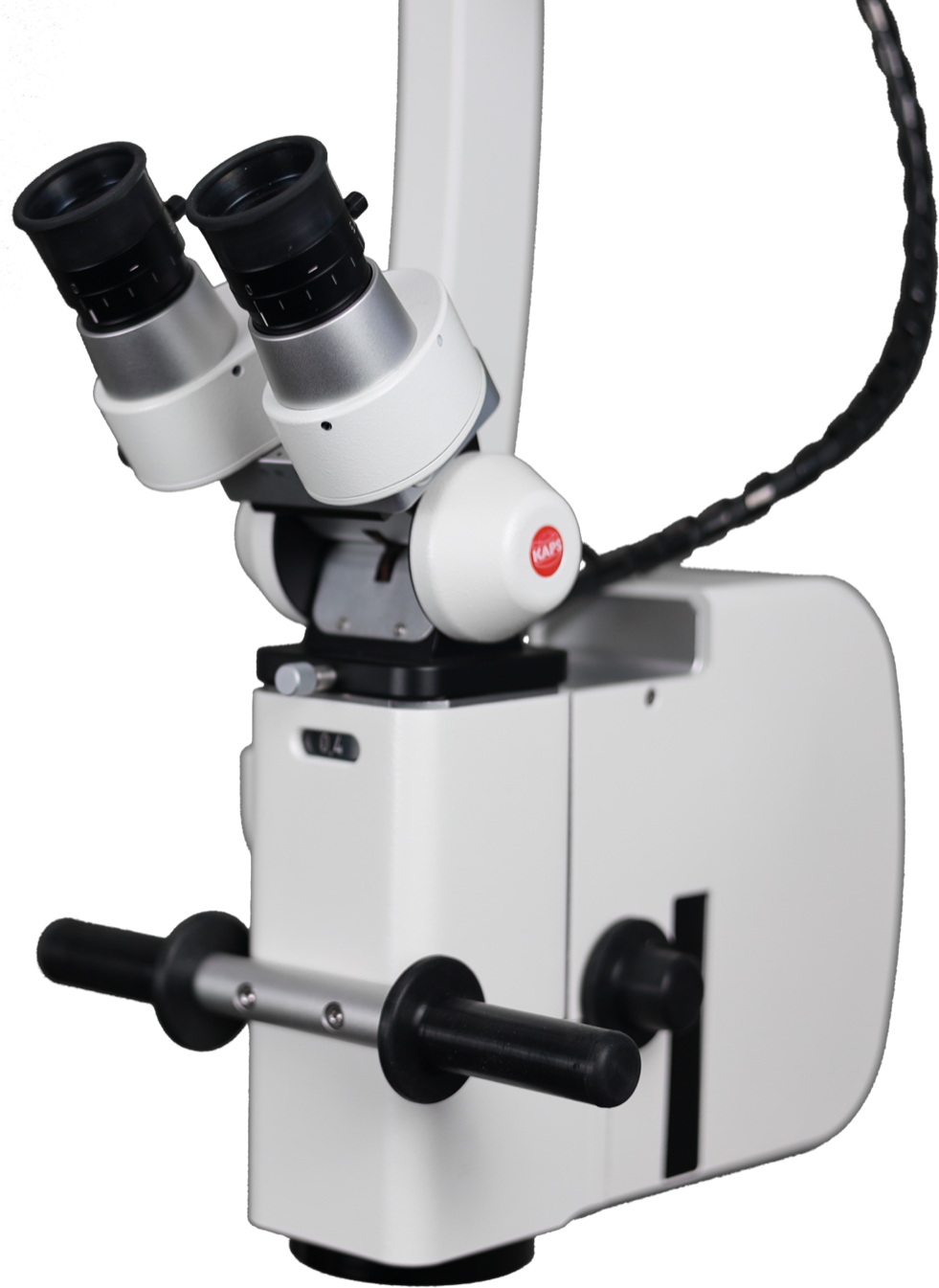 The new surgical microscope — binocular head with handgrips